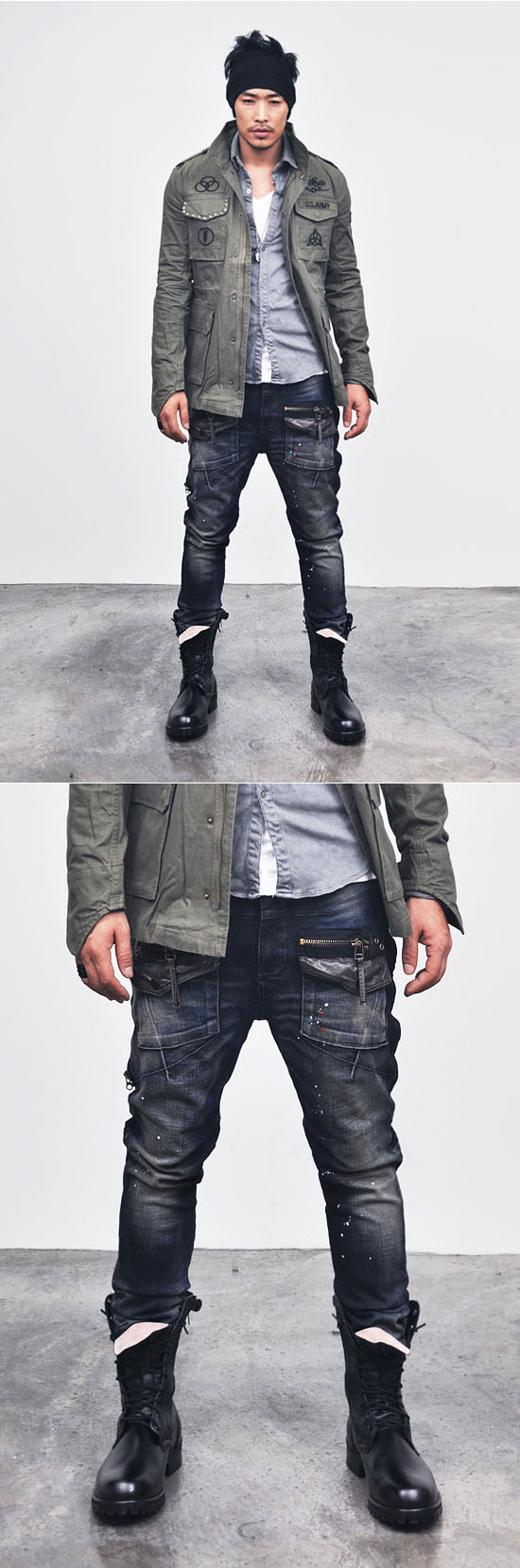 mens baggy skinny jeans